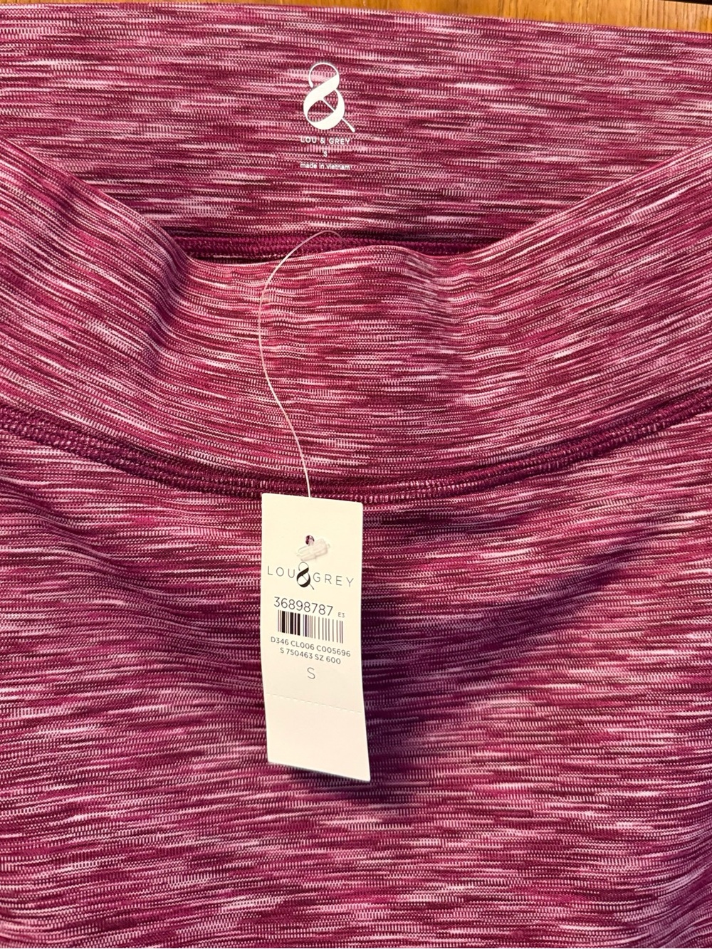 Loft Lou & Grey Heathered Pink Athletic Skort - Picture 7 of 8